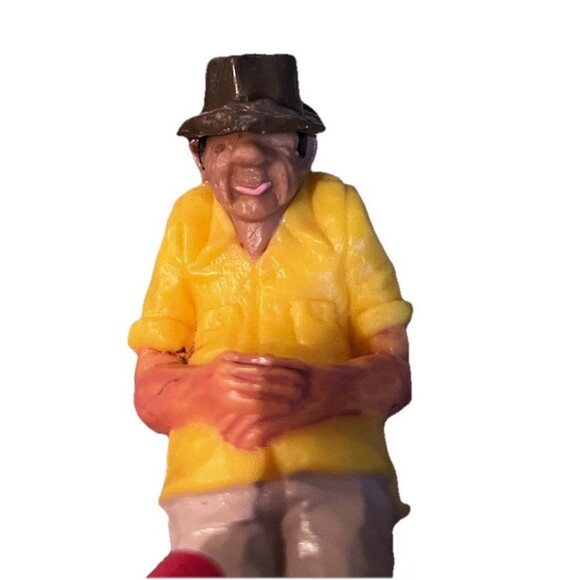 Vintage 1979 Wilton Cake Topper Retirement Man Taking Nap in Reclining Position - Picture 8 of 8